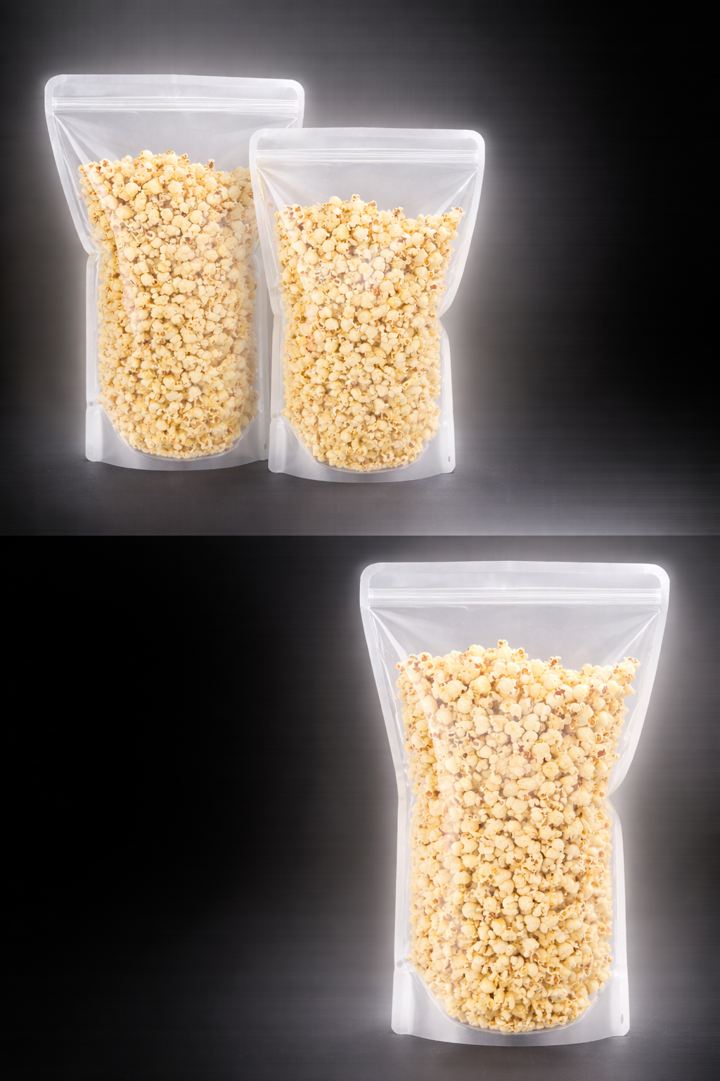 שקית פופקורן מעוצבת ל 250 גרם פופקורן